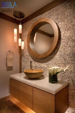 روشویی چوبی مدرن