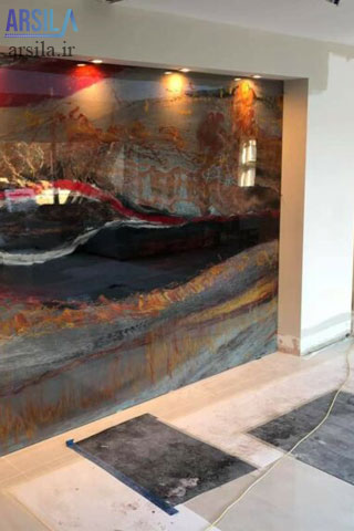 رزین اپوکسی دیوار پارکینگ