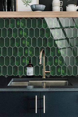 سرامیک آشپزخانه سبز