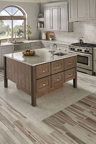 سرامیک آشپزخانه طرح چوب