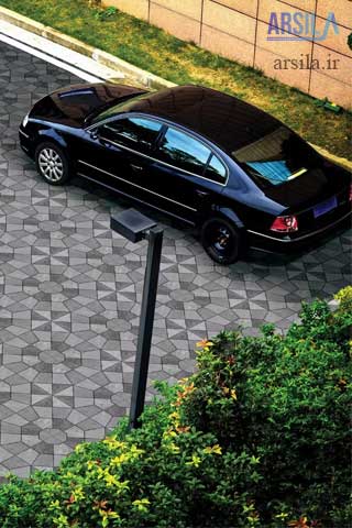 سرامیک پرسلان کف پارکینگ 