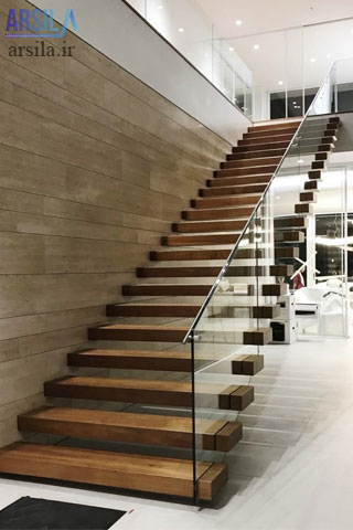 سرامیک کاری دیوار راه پله