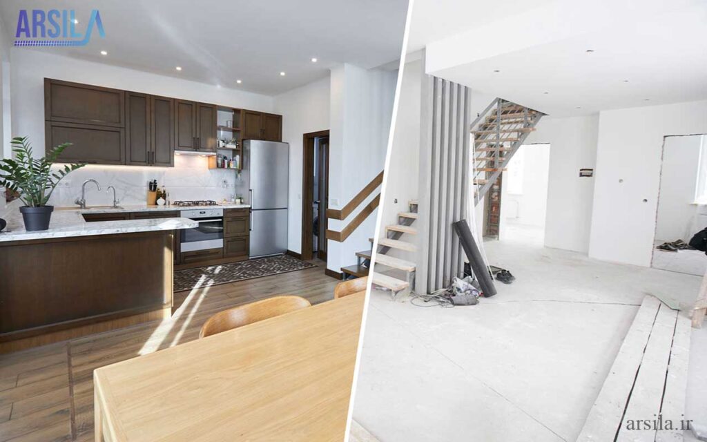 عکس بازسازی خانه های قدیمی