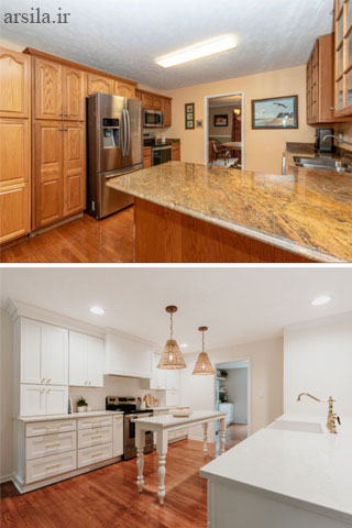 نمونه کارهای بازسازی خانه های قدیمی قبل و بعد